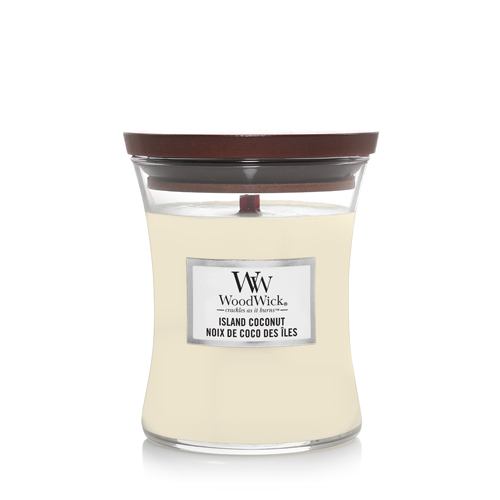 Island Coconut נר ריחני שעון חול בינוני