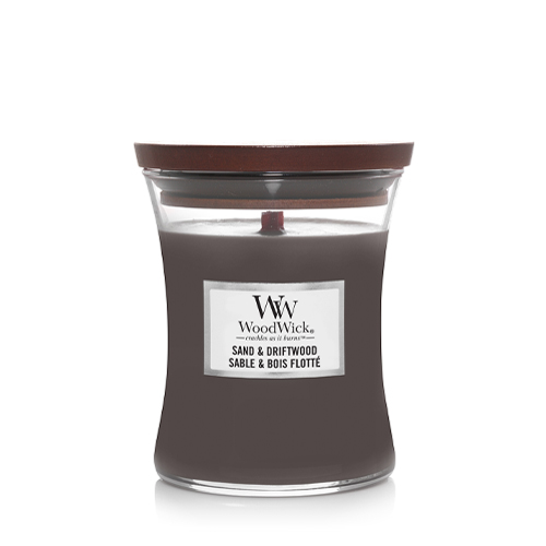 Sand And Driftwood נר ריחני שעון חול בינוני