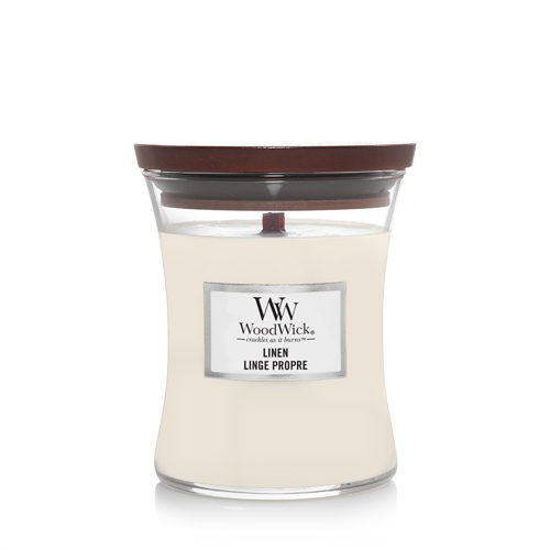 Linen נר ריחני שעון חול בינוני