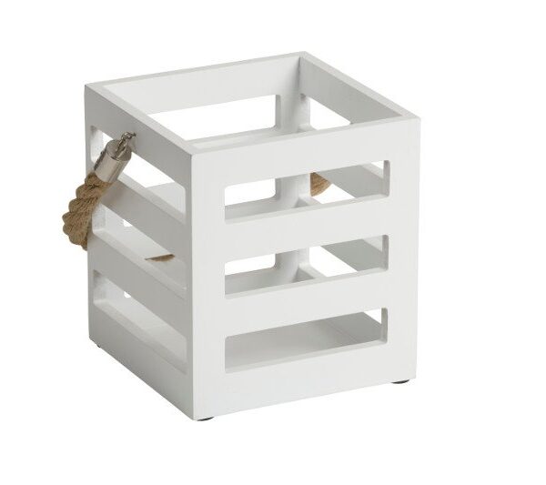 Coastal strip Jar Holder  -  Wood