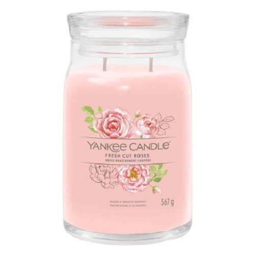 Fresh Cut Roses נר ריחני גדול