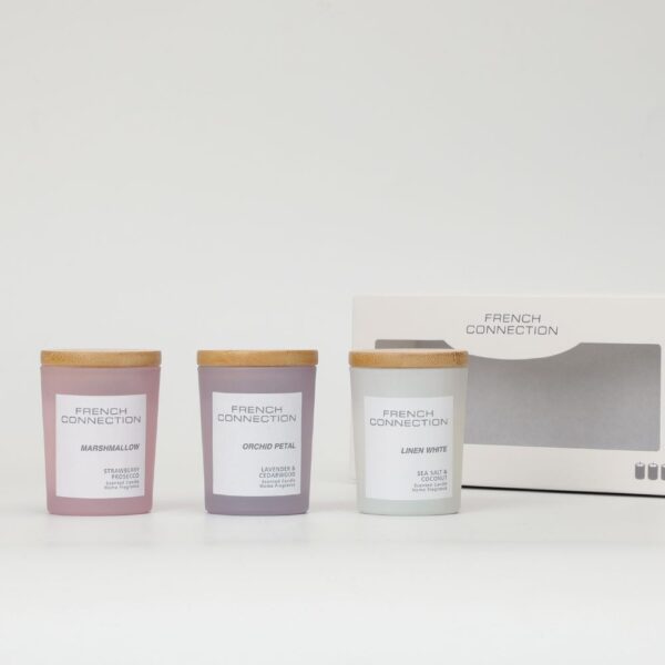 Pastel Range Trio of Candles Gift Set