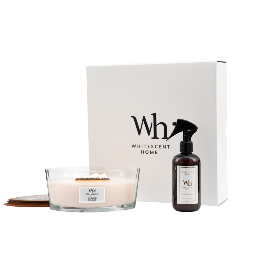 מארז מתנה – נר אליפסה ומבשם אווירה