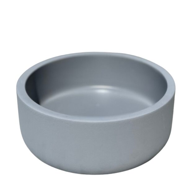 כלי קרמיקה לפניני שעווה אפור כהה גדול