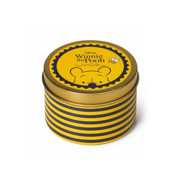 נר עגול עם מכסה מתכת