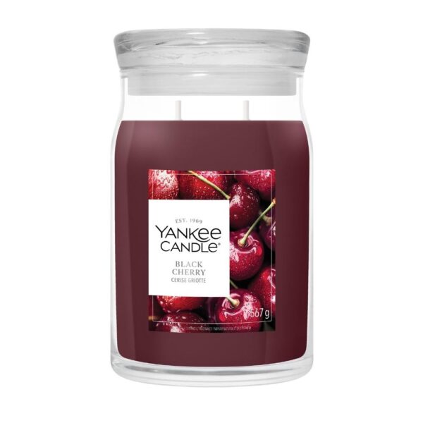 Black Cherry נר ריחני גדול
